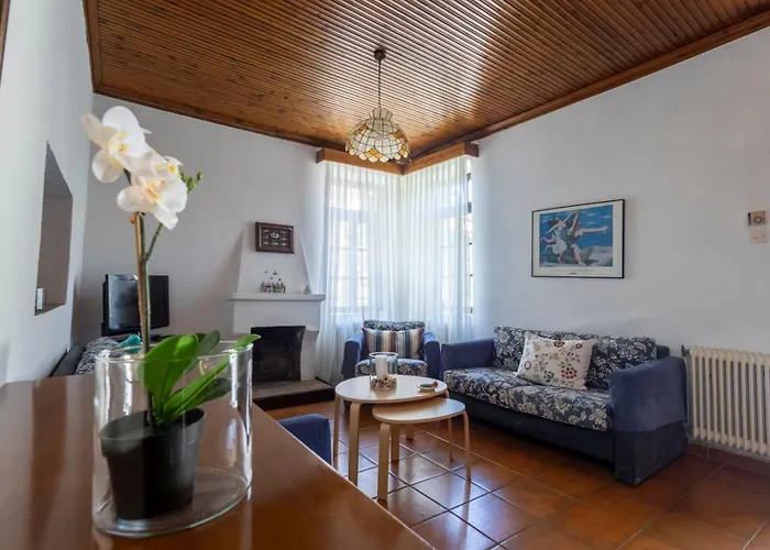 Traditional Stone-built House Villa Áfitos